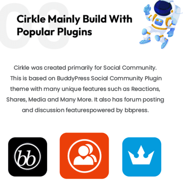 Cirkle – Social Networking WordPress Theme