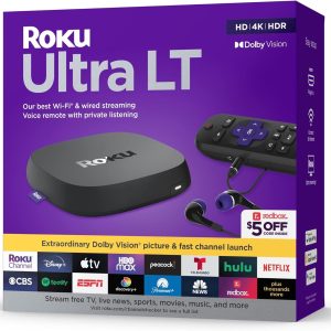 Roku Ultra LT Streaming Device-Free Shipping Included-WowzaTV