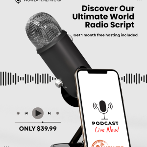Discover Our Ultimate World Radio Script-Get 1 month free hosting included