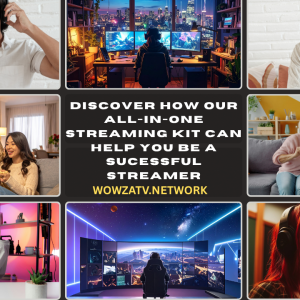 Stream Like a Pro! – Elevate Your Content with our All In 1 Streaming Kit
