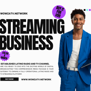 Established Latino Radio and TV Channel - FREE HOSTING & DOMAIN INCLUDED