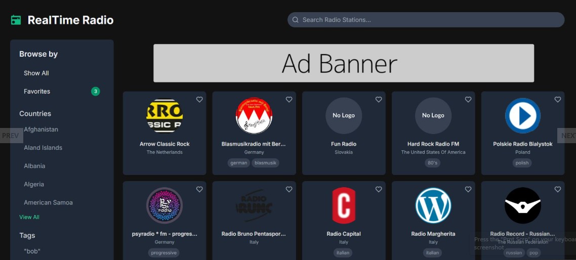 RealTime Radio Portal: Your Ultimate Global Radio Streaming Solution! - Image 5
