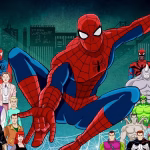 spider-man-swings-towards-the-camera-in-fron-of-his-rogues-gallery-in-spider-man-the-animated-series.avif
