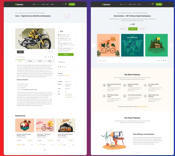 Eidmart Digital Marketplace WordPress Theme